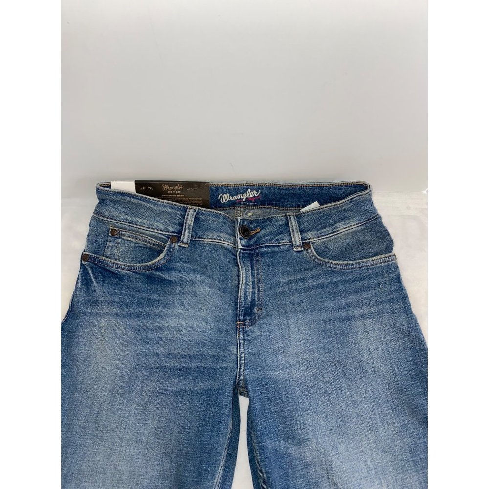 Wrangler Women's Retro Mae Mid Rise Stretch Boot Cut Jean Size 9x32 - Picture 6 of 9